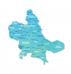 Carte de la 1ère Circonscription