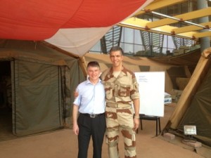 Philippe FOLLIOT avec le Général de SAINT-QUENTIN,  