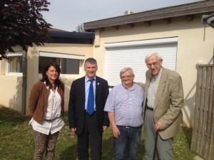 Visite de la maison de retraite de Trébas avec M. Pierre BERNARD