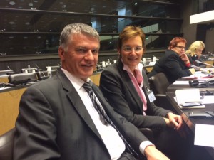 Philippe FOLLIOT avec Sybille BENNING, députée allemande