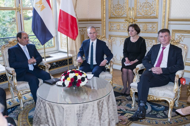 Philippe FOLLIOT rencontre le Président égyptien AL-SISSI