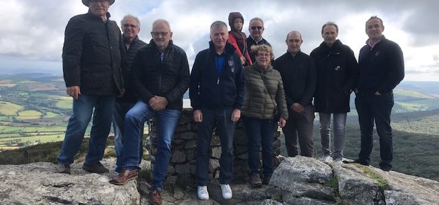 Philippe FOLLIOT et les maires du secteur gravissent le Montalet