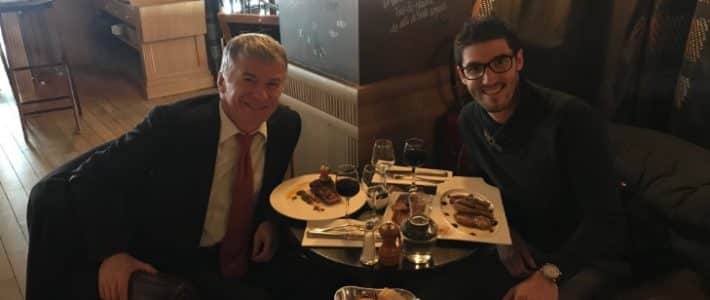 Philippe FOLLIOT déjeune avec son 5000ème abonné Twitter Philippe FOLLIOT déjeune avec son 5000ème abonné Twitter