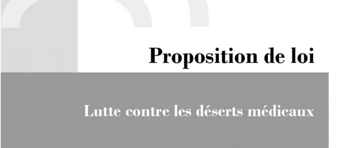 Dépôt de ma proposition de loi visant à lutter contre les déserts médicaux