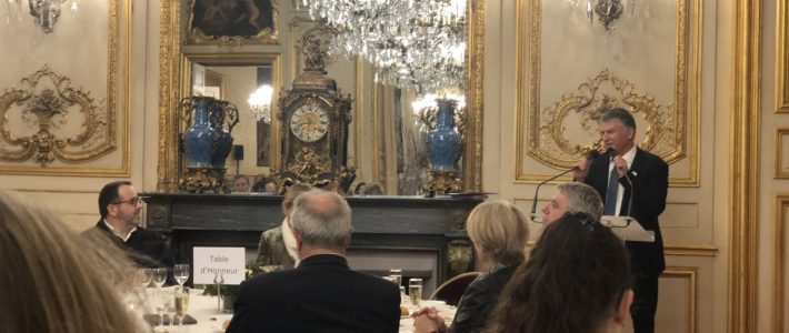 Dîner-débat à la Présidence du Sénat sur le thème “Rugby et Média”