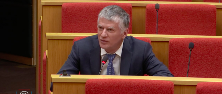 Le Sénateur Philippe Folliot interroge la direction générale de l’armement lors d’une audition à huis-clos
