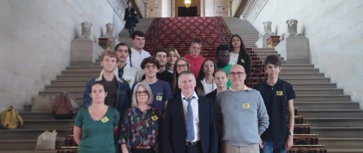 Le Sénateur Folliot accueille les élèves du lycée Rascol au Sénat Le Sénateur Folliot accueille les élèves du lycée Rascol au Sénat